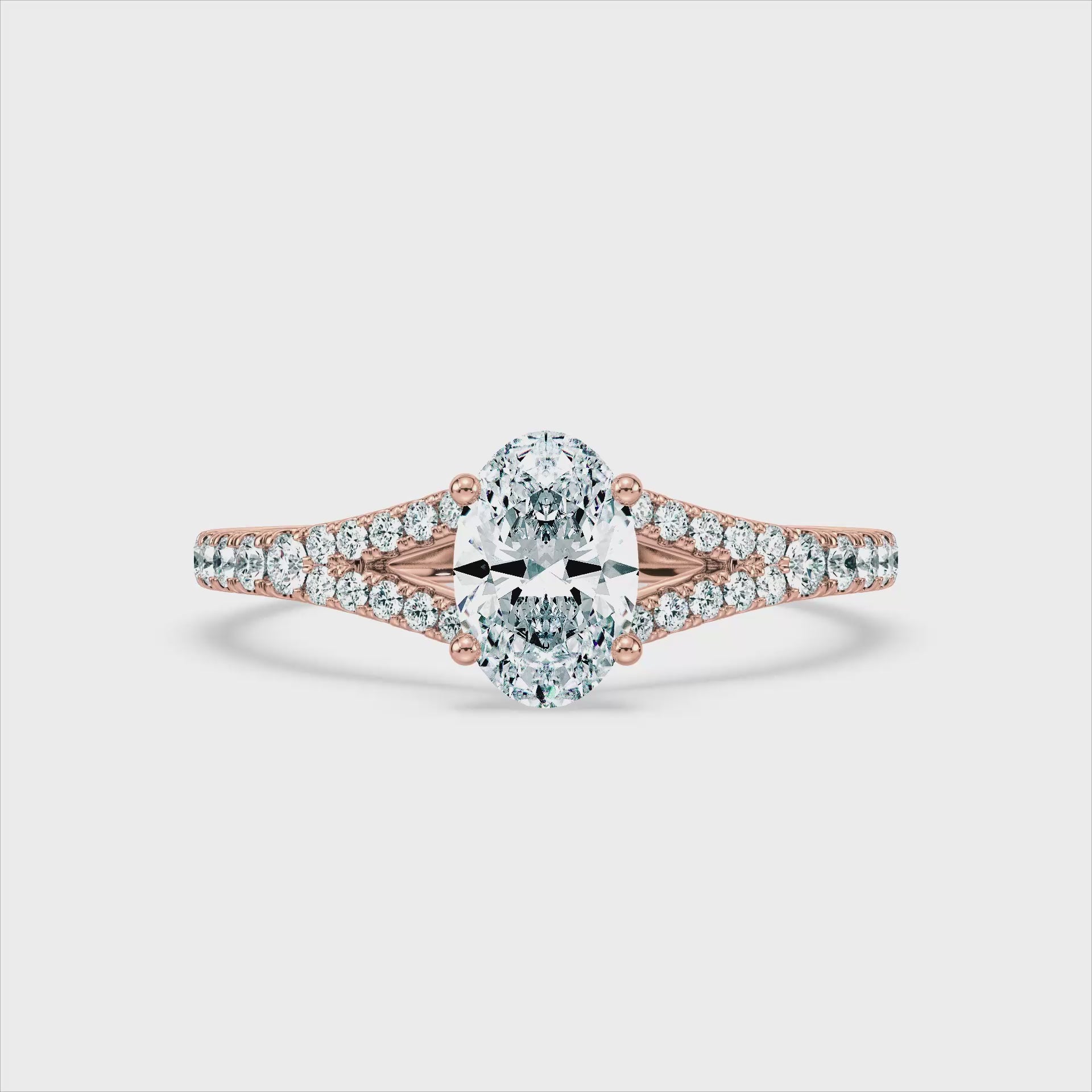 (Royal Asscher Oval - Rose - Video)