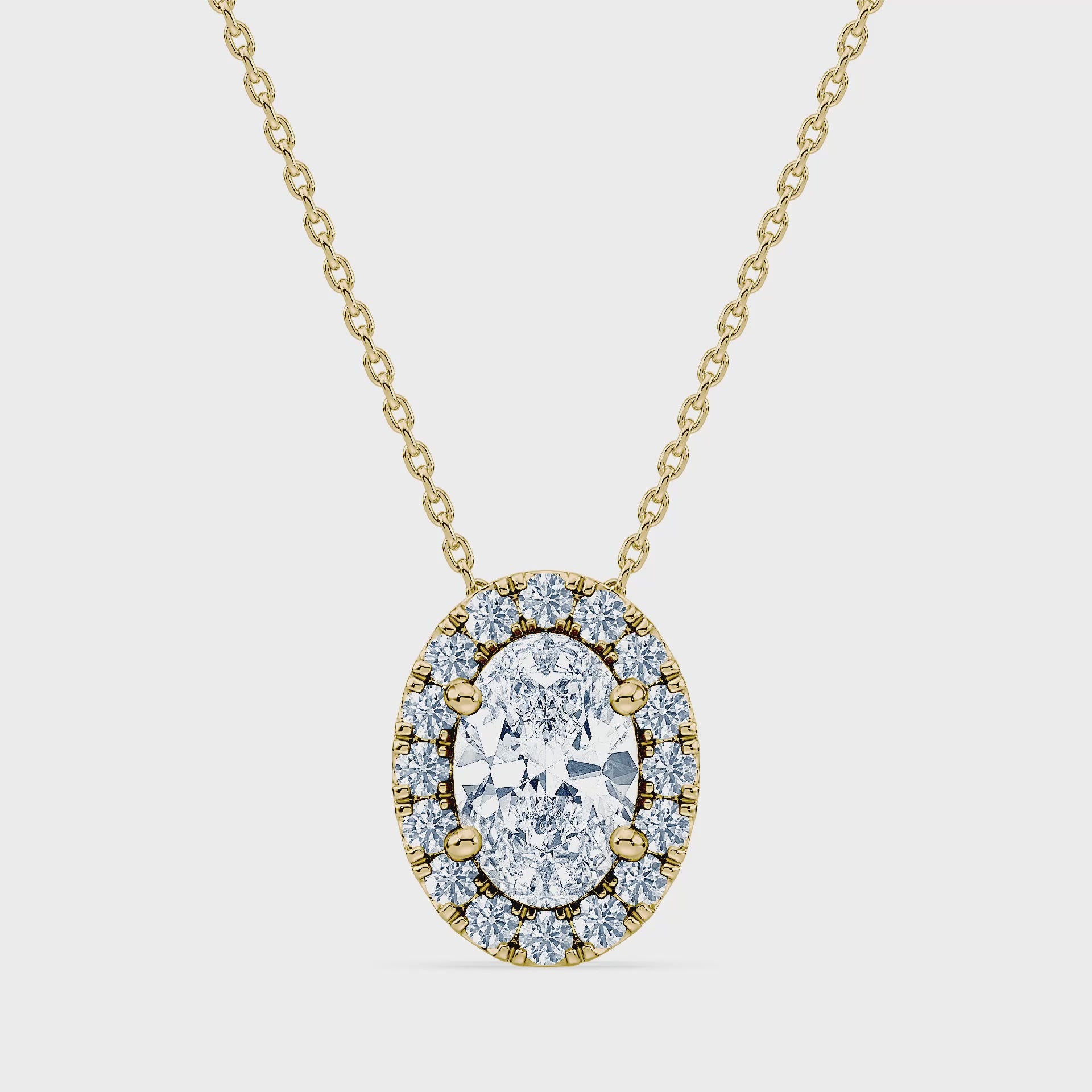(Royal Asscher Oval - Yellow - Video)