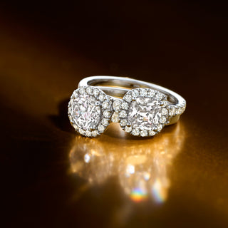 Halo Diamond Rings