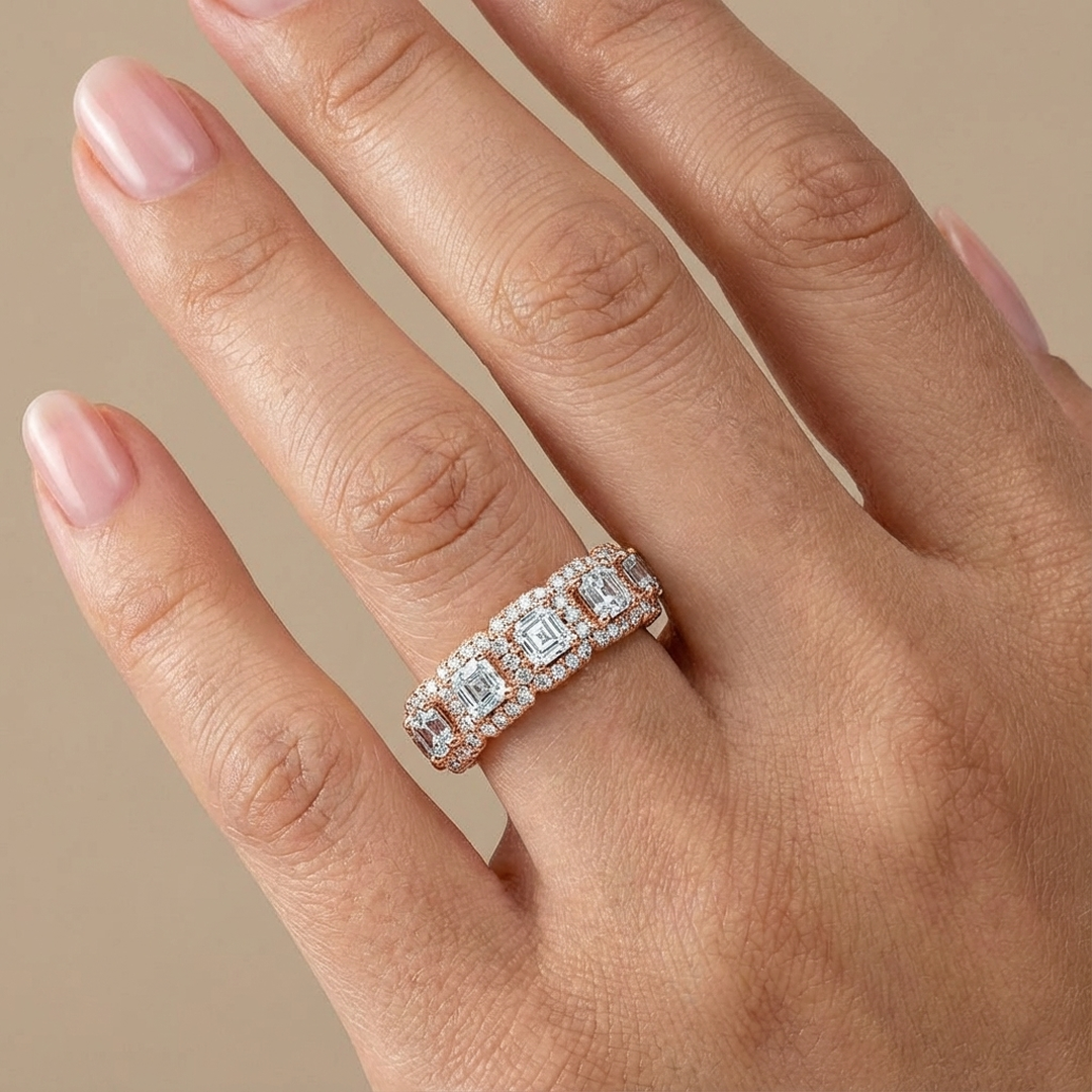 (Royal Asscher Cut - Rose)