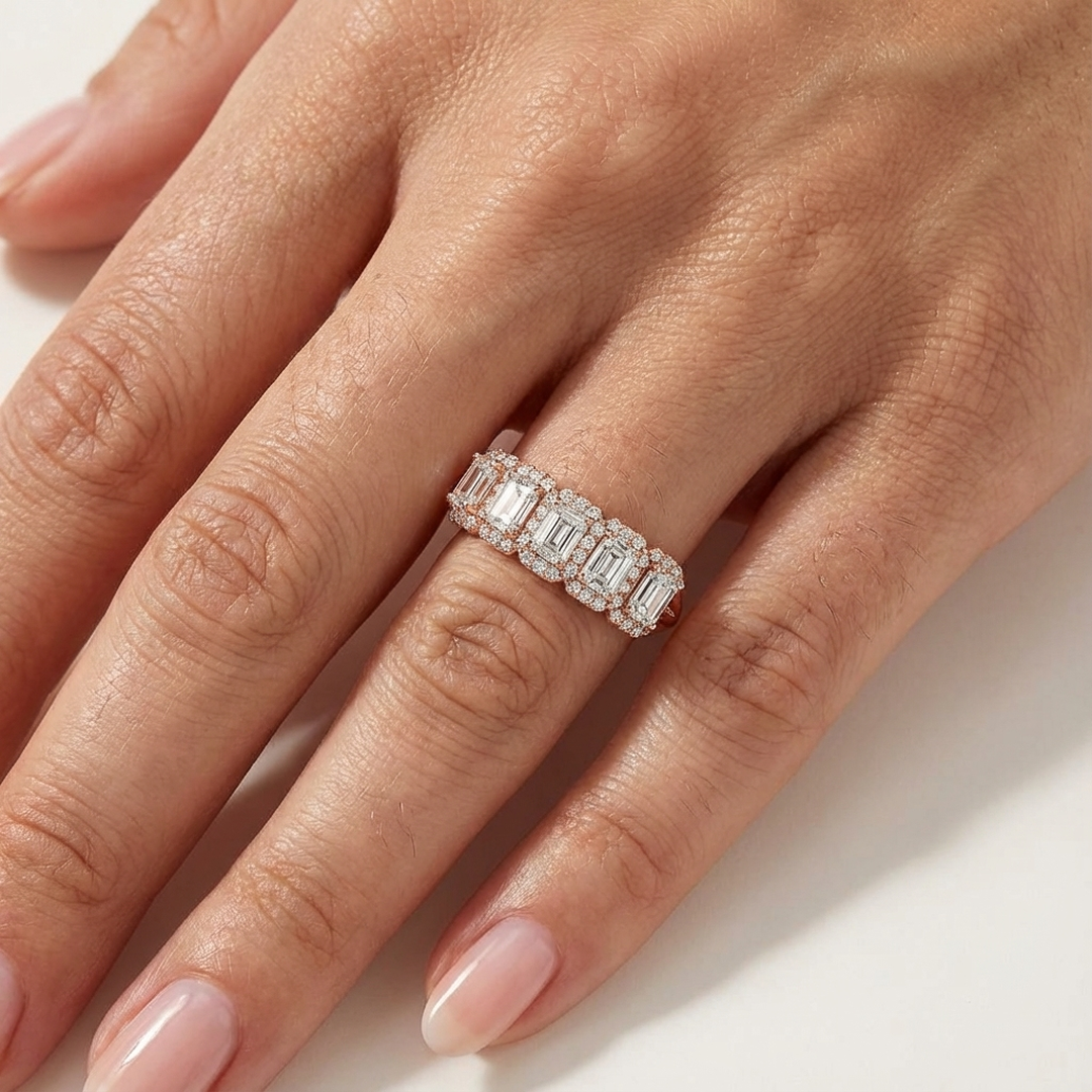 (Royal Asscher Emerald - Rose)