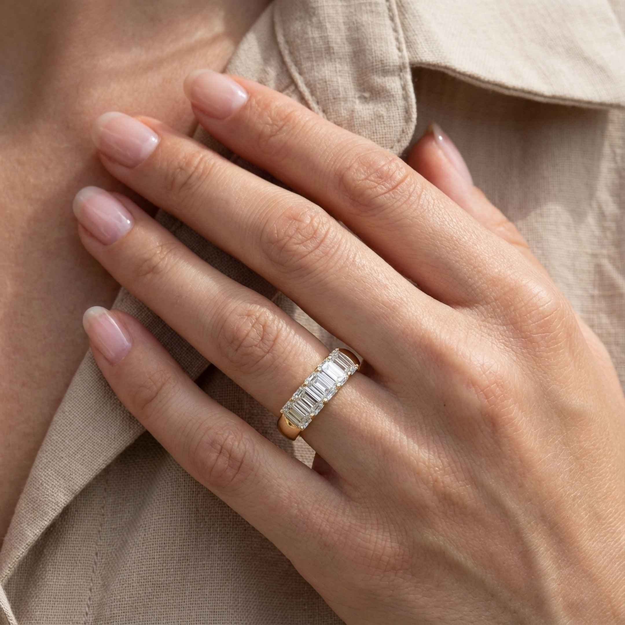 (Royal Asscher Emerald - Yellow)