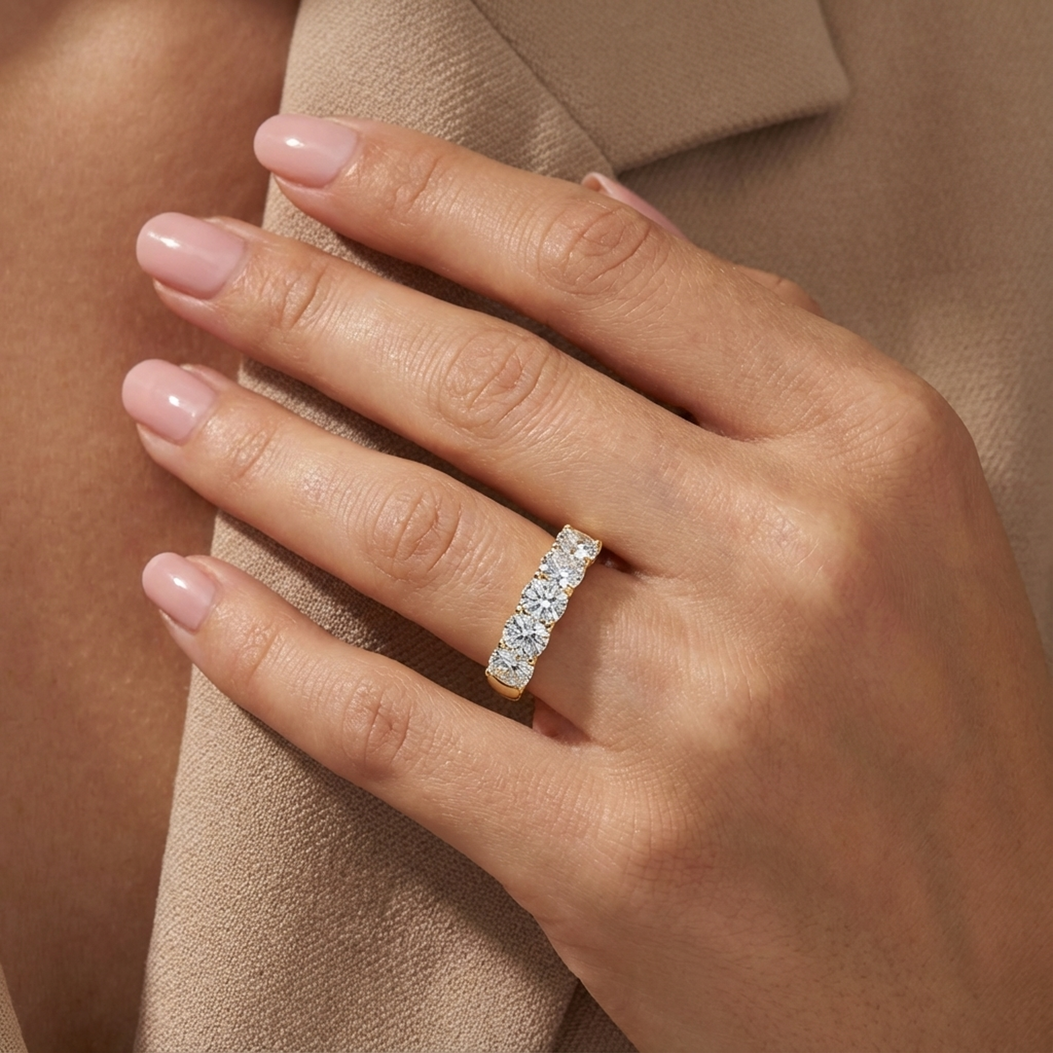 (Royal Asscher Cushion - Yellow)