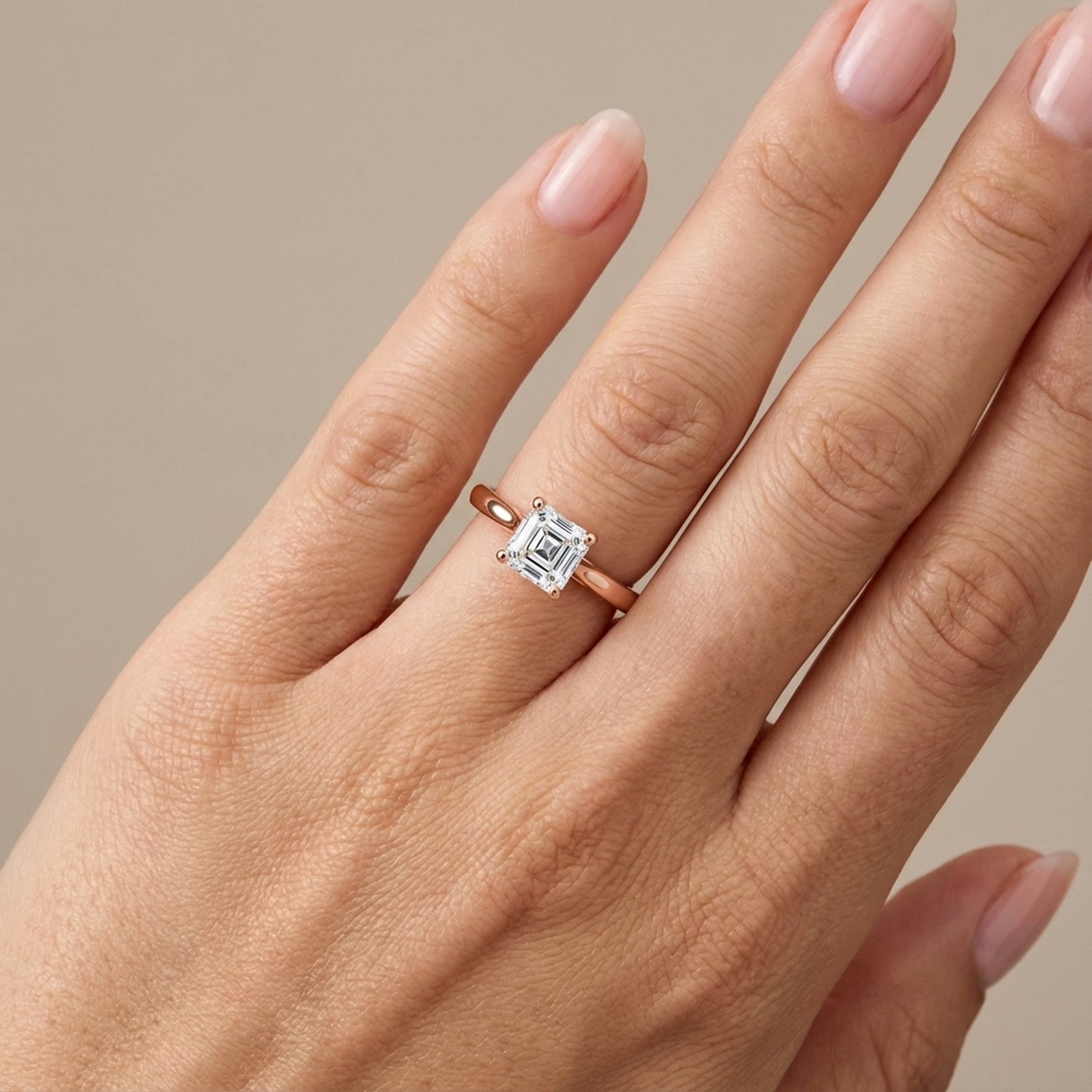 (Royal Asscher Cut - Rose)