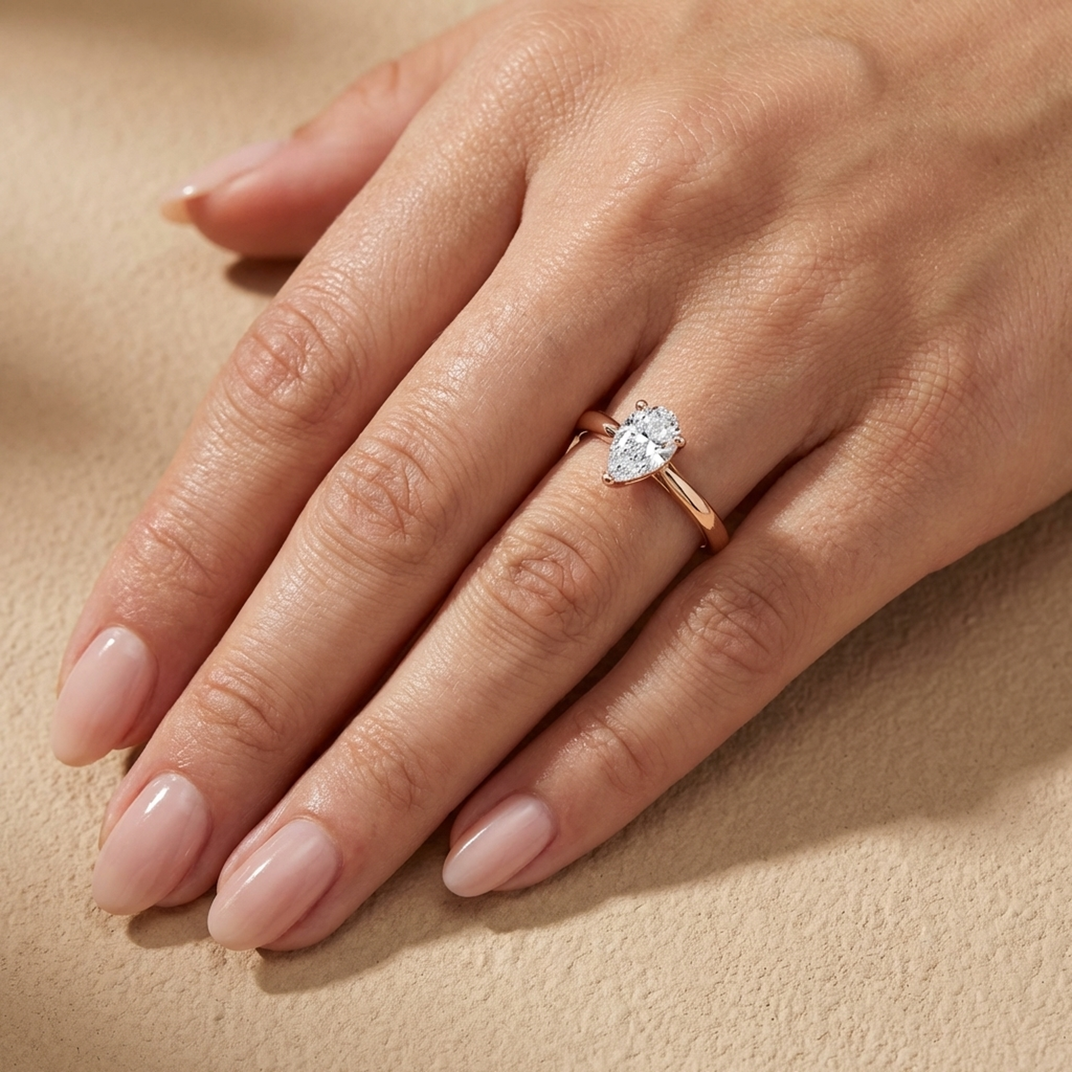 (Royal Asscher Pear - Rose)