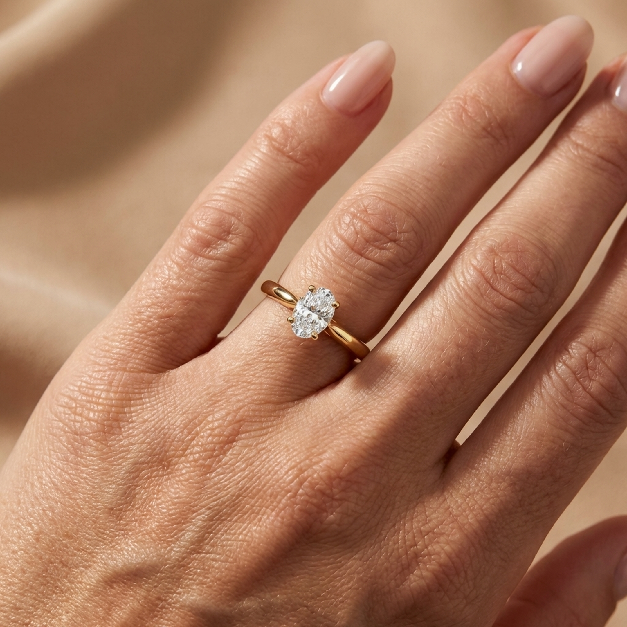 (Royal Asscher Oval - Yellow)