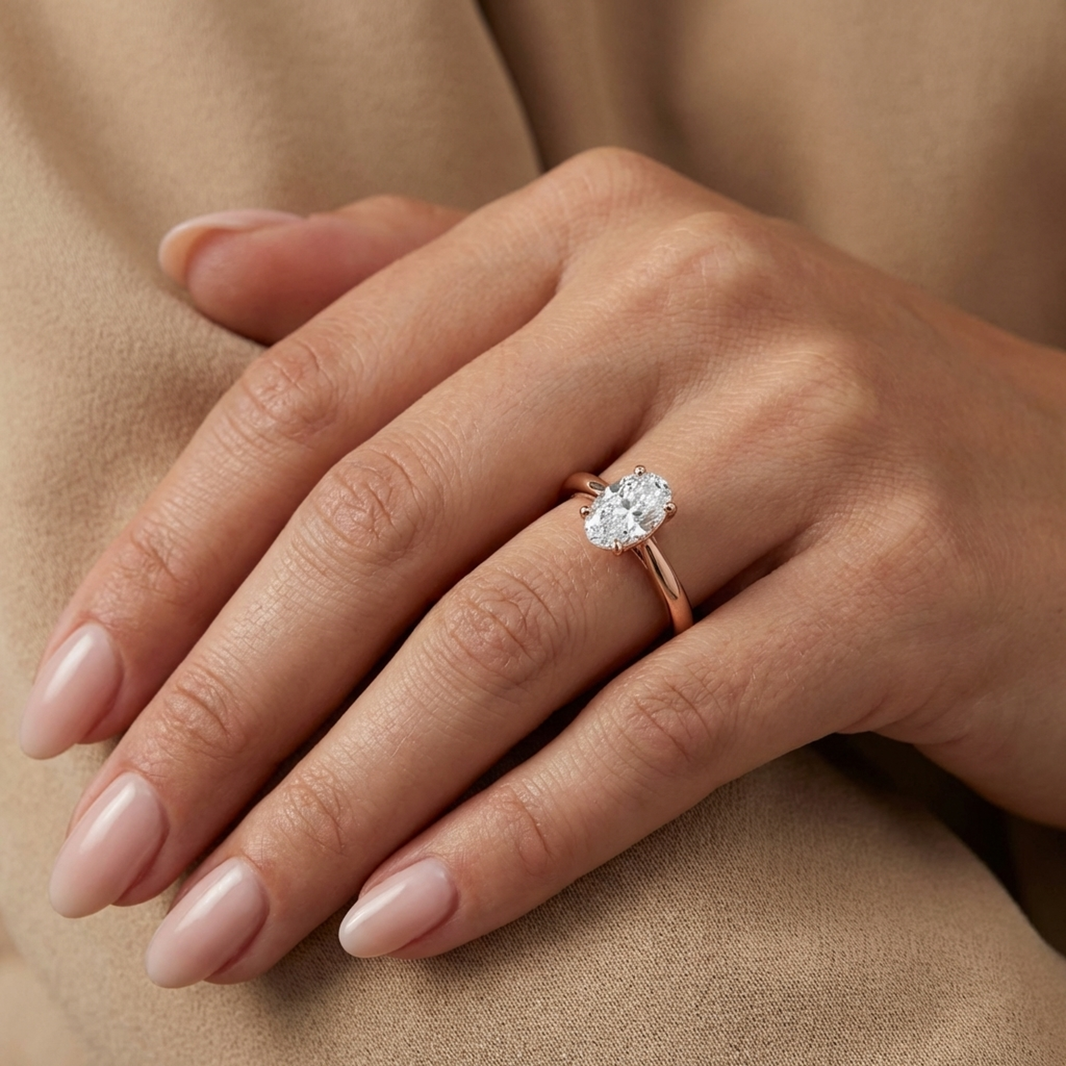 (Royal Asscher Oval - Rose)