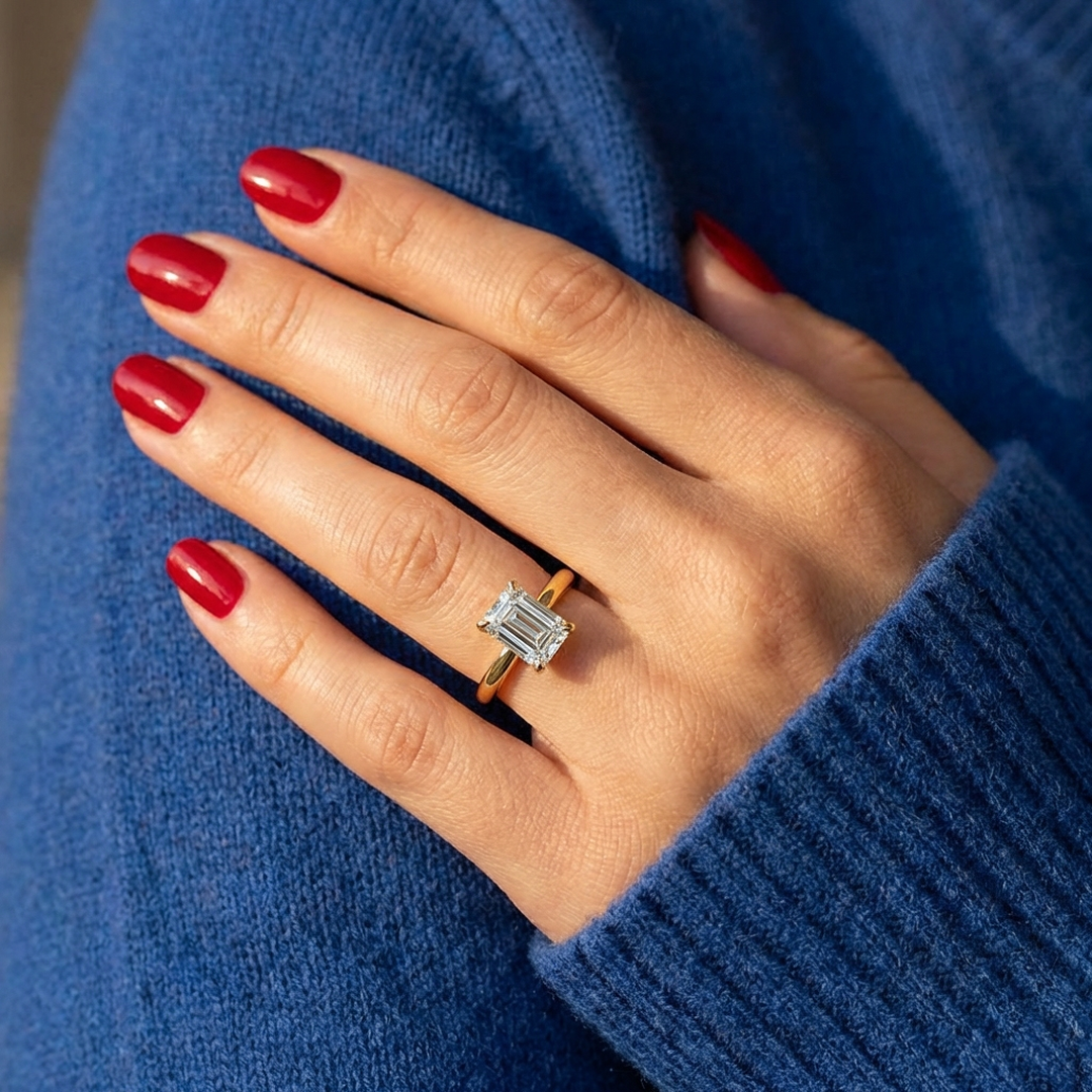 (Royal Asscher Emerald - Yellow)