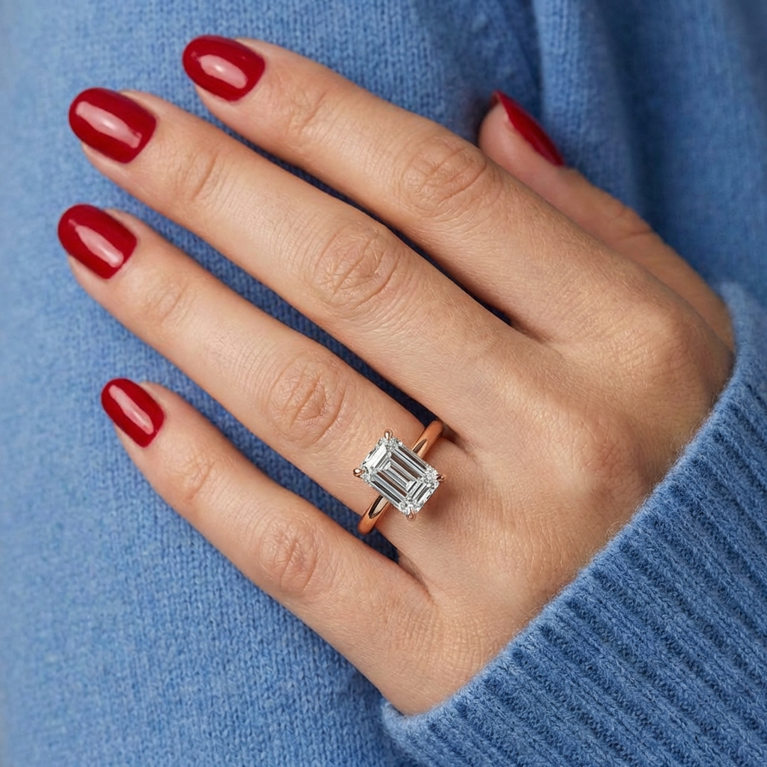 (Royal Asscher Emerald - Rose)