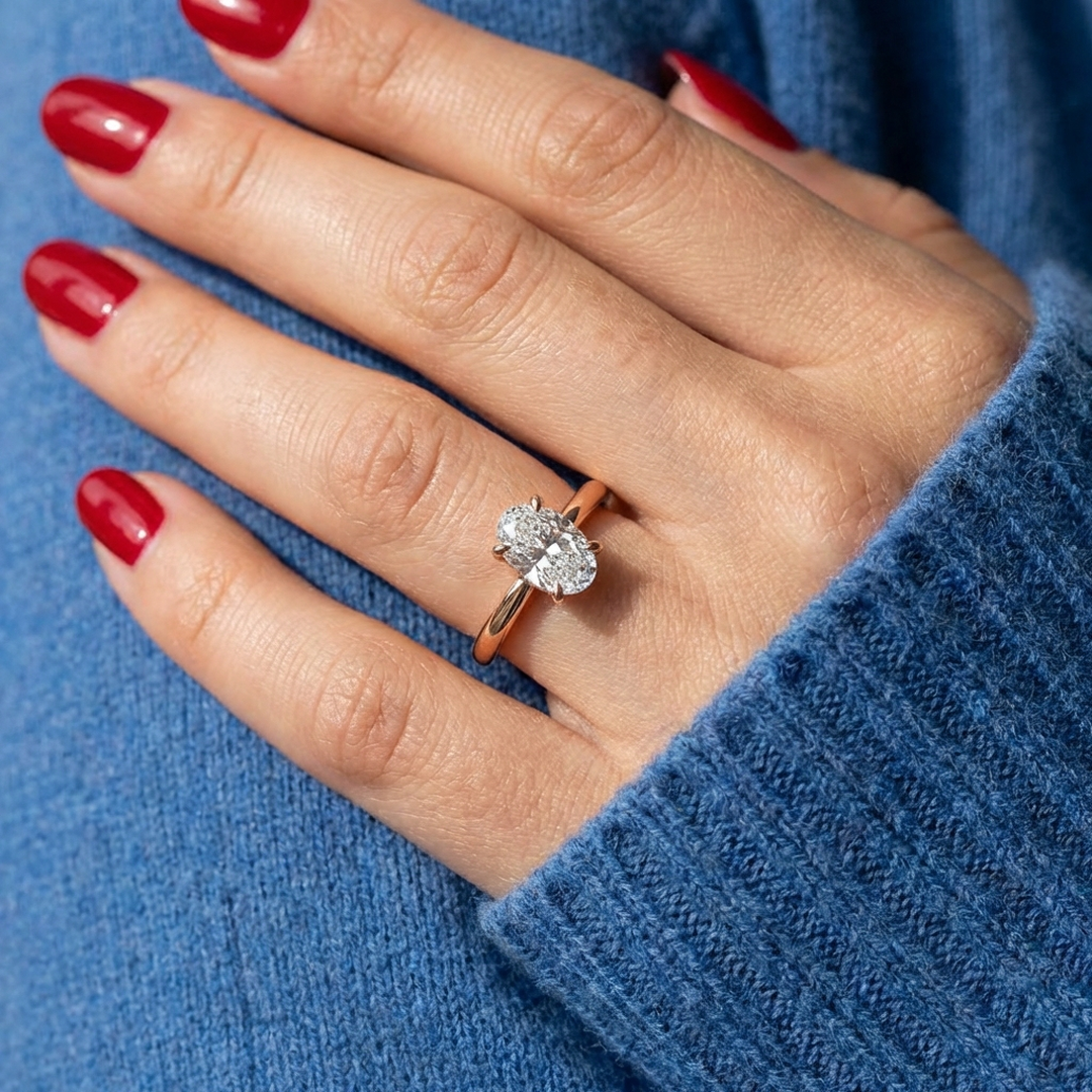 (Royal Asscher Oval - Rose)