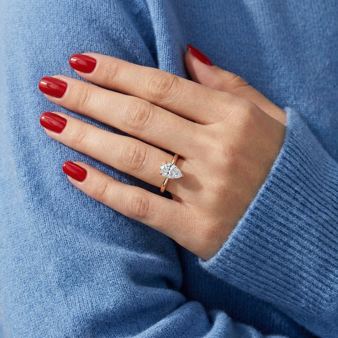 (Royal Asscher Pear - Rose)