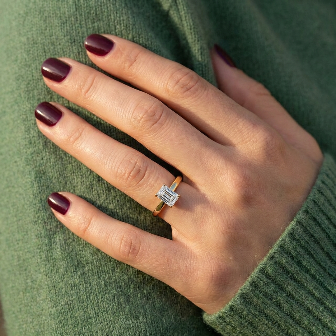 (Royal Asscher Emerald - Yellow)