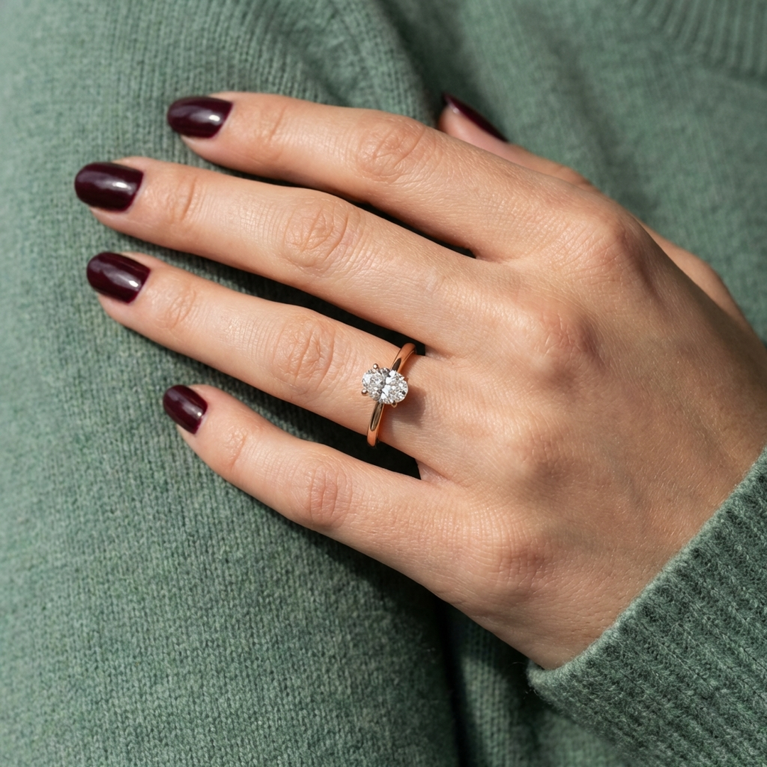 (Royal Asscher Oval - Rose)