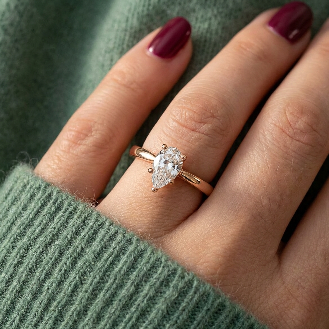 (Royal Asscher Pear - Rose)