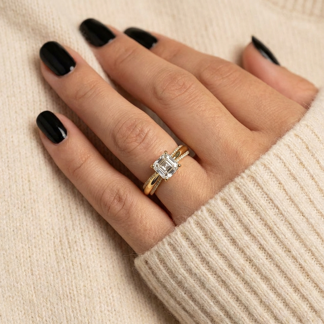 (Royal Asscher Cut - Yellow)