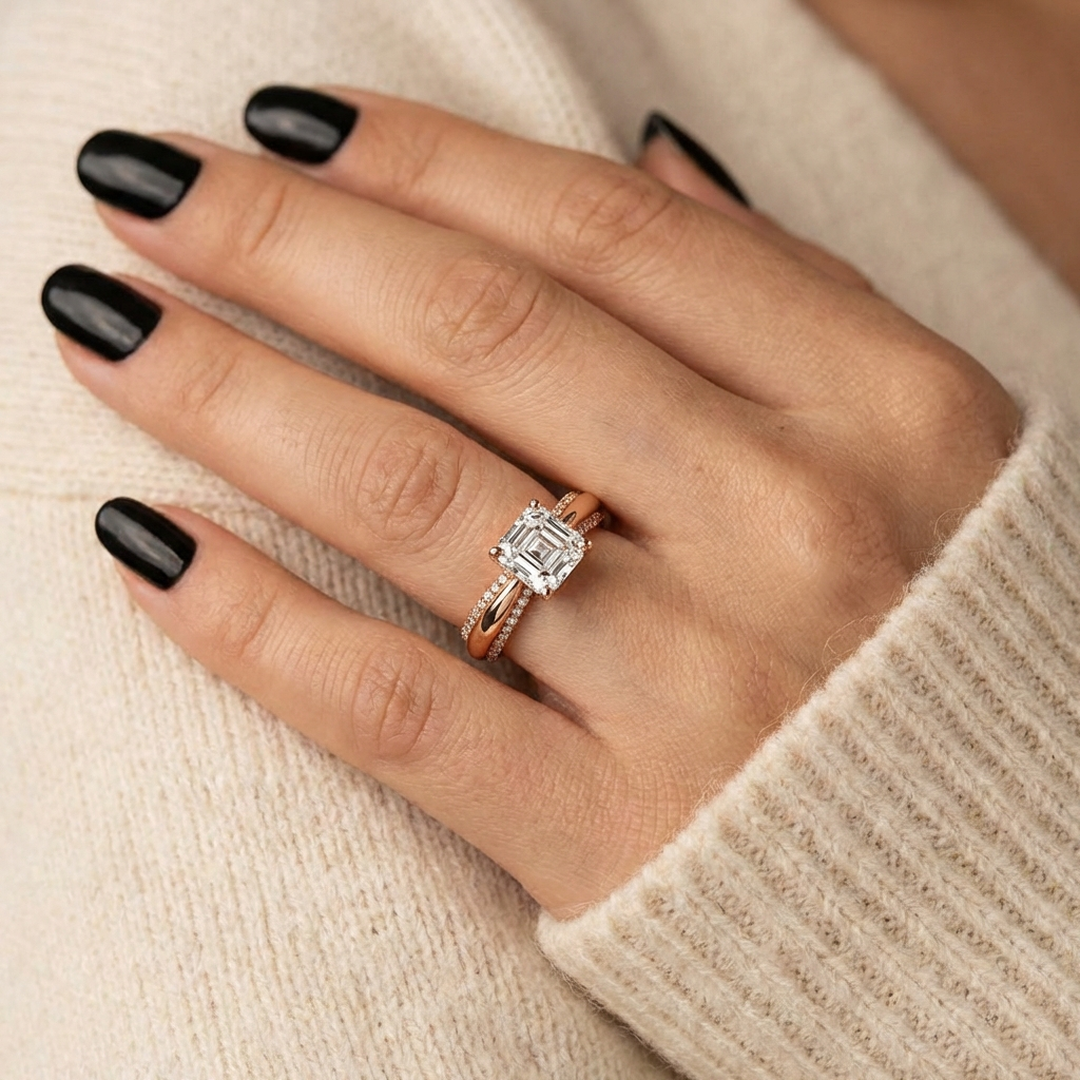 (Royal Asscher Cut - Rose)