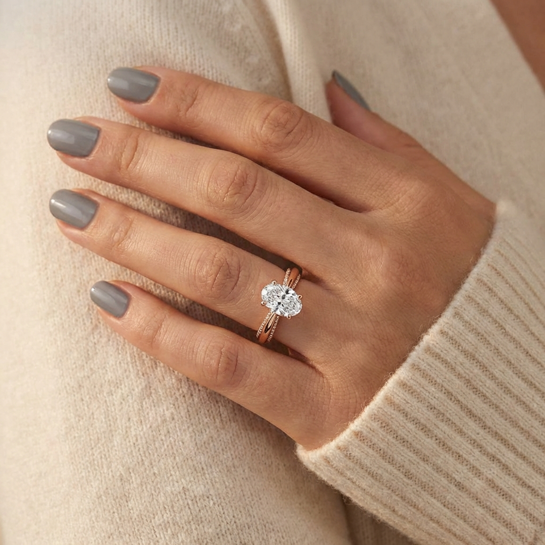 (Royal Asscher Oval - Rose)