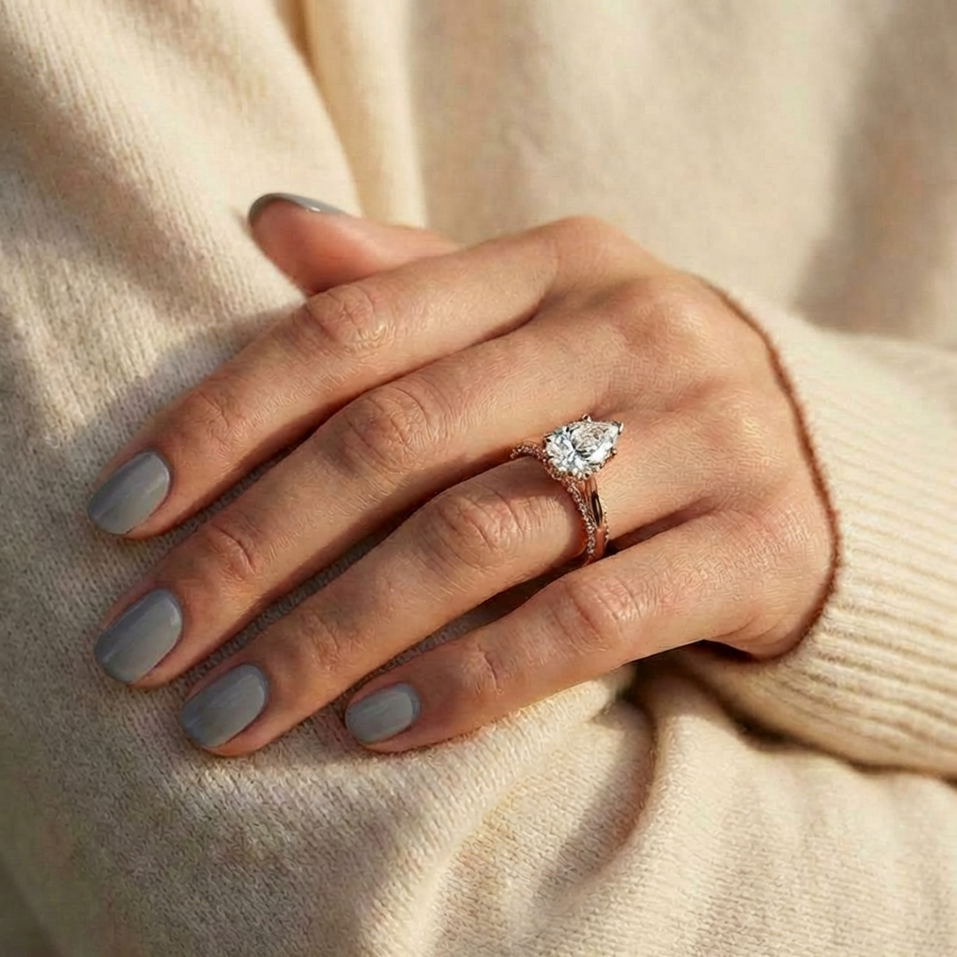 (Royal Asscher Pear - Rose)