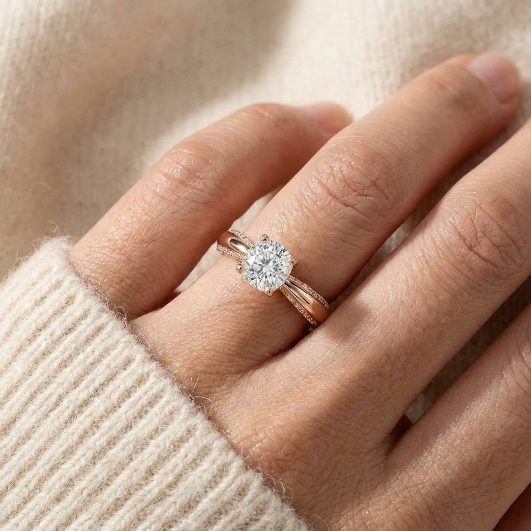 (Royal Asscher Cushion - Rose)