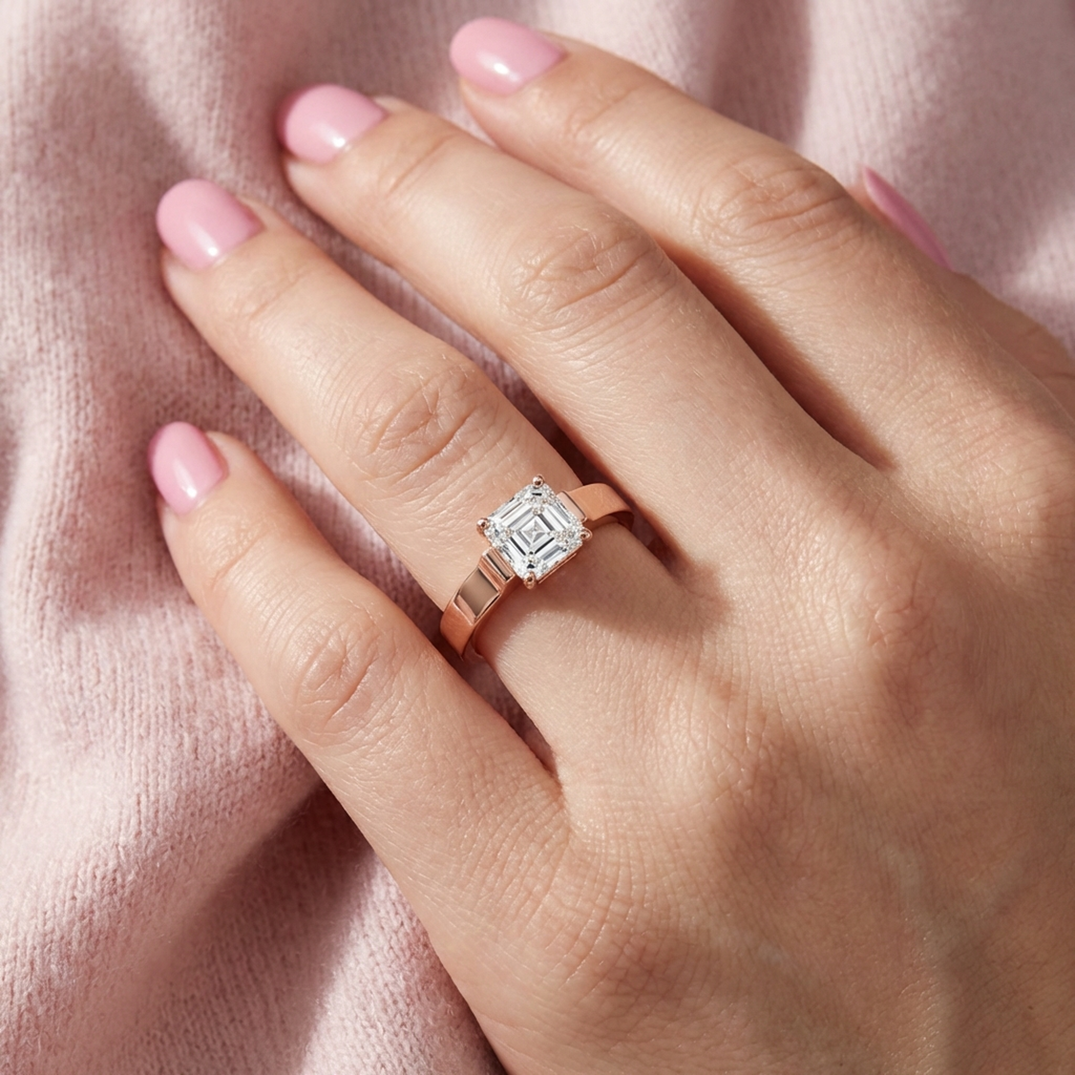 (Royal Asscher Cut - Rose)