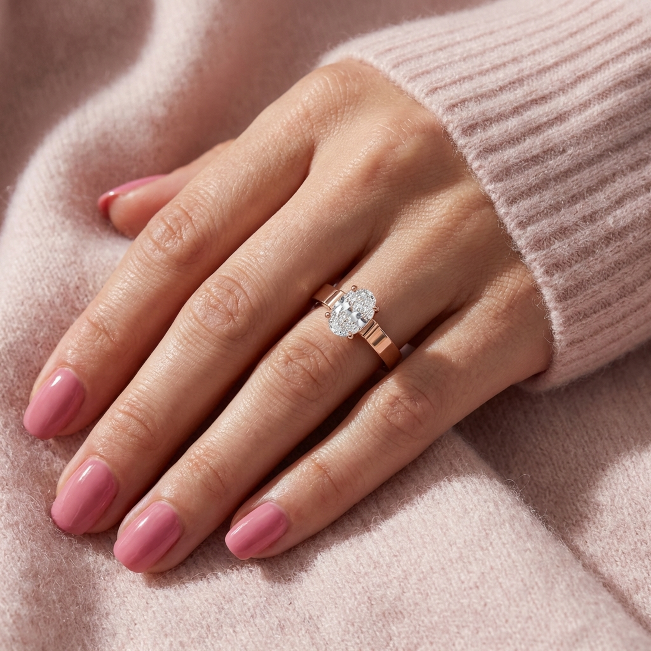 (Royal Asscher Oval - Rose)