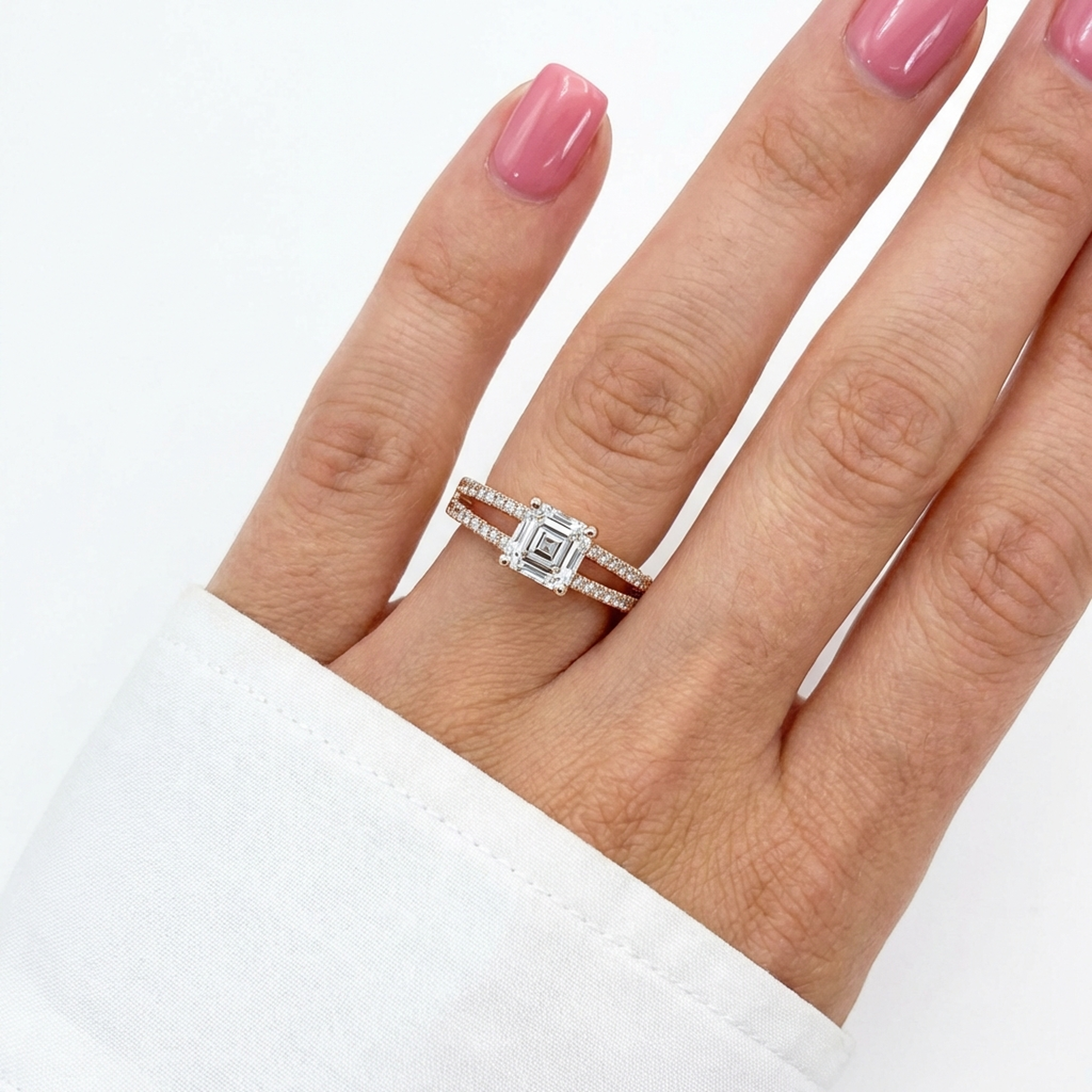 (Royal Asscher Cut - Rose)