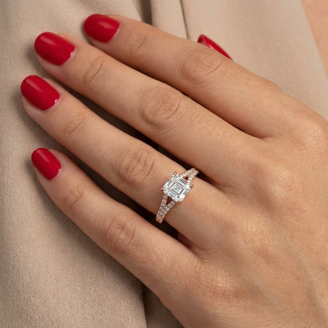 (Royal Asscher Cut - Rose)