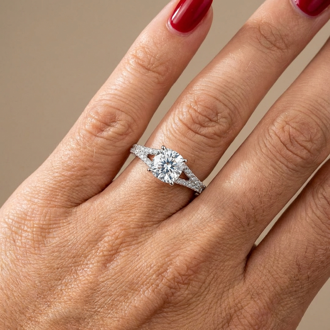 (Royal Asscher Cushion)