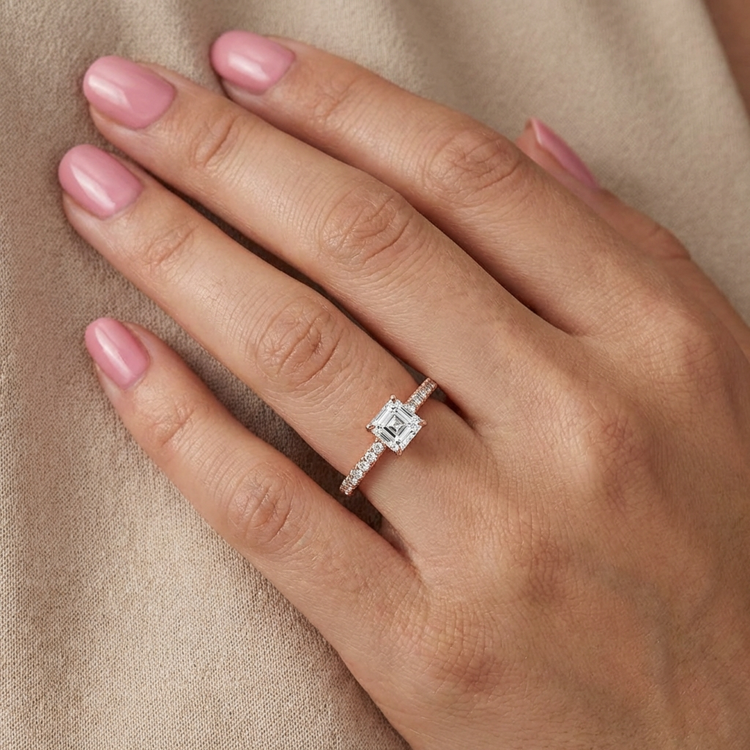 (Royal Asscher Cut - Rose)