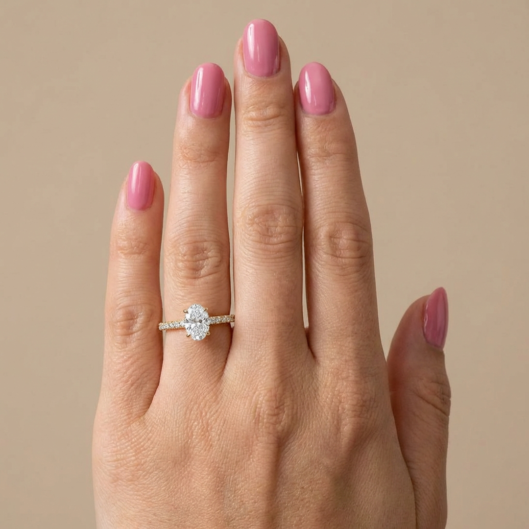 (Royal Asscher Oval - Yellow)