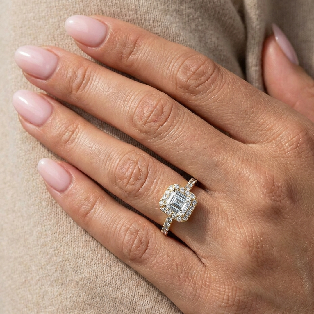 (Royal Asscher Cut - Yellow)