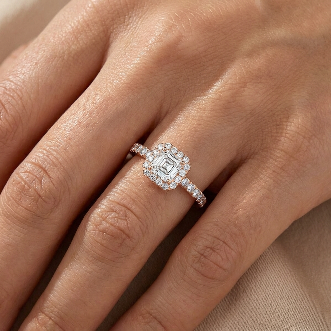 (Royal Asscher Cut - Rose)