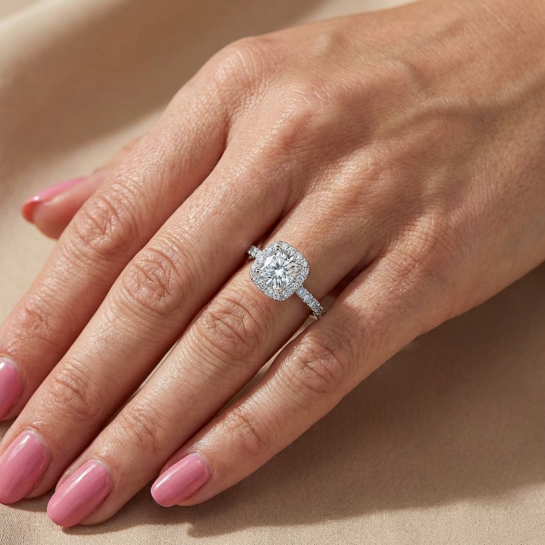 (Royal Asscher Cushion)