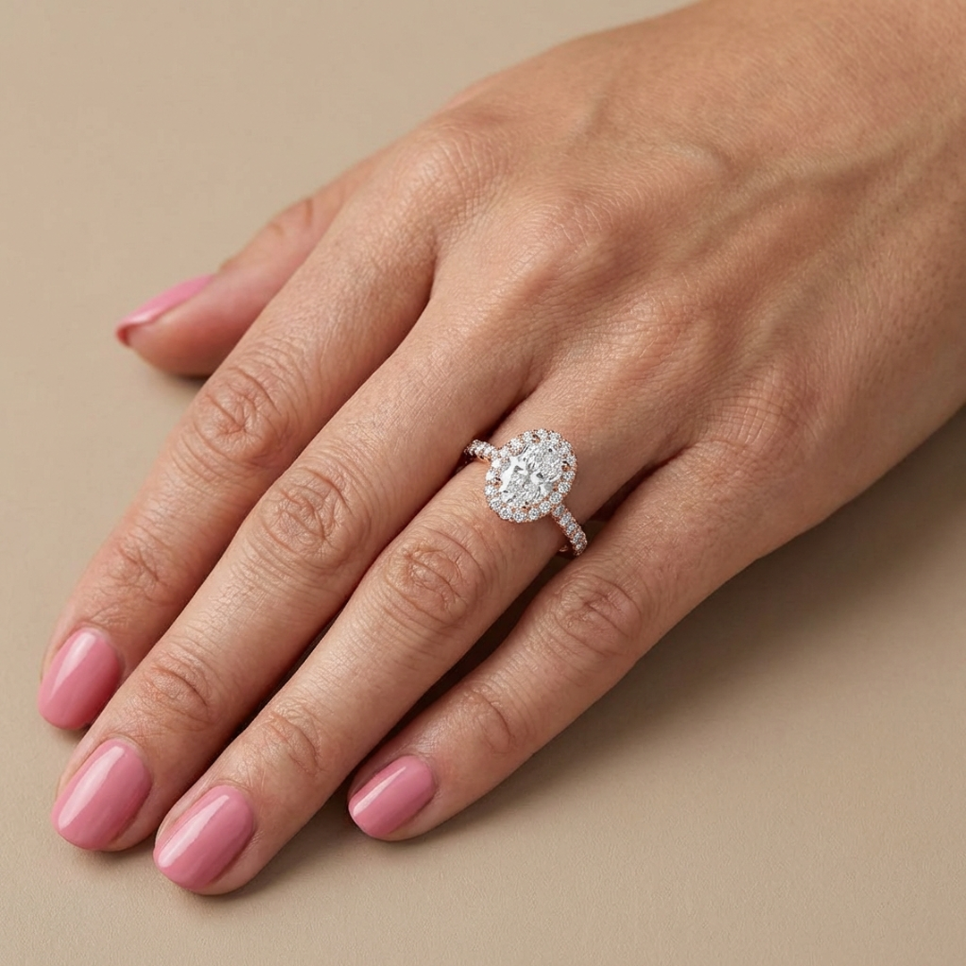 (Royal Asscher Oval - Rose)