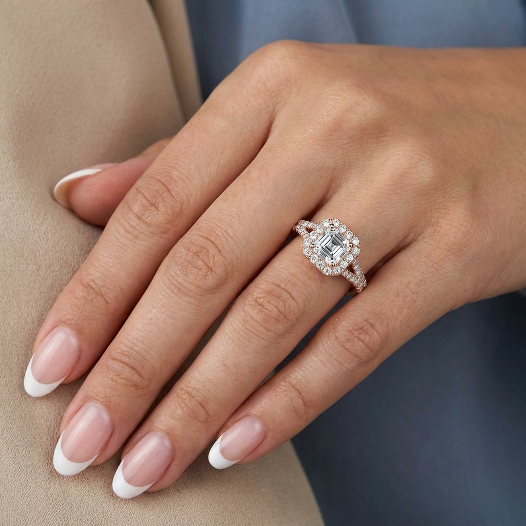 (Royal Asscher Cut - Rose)