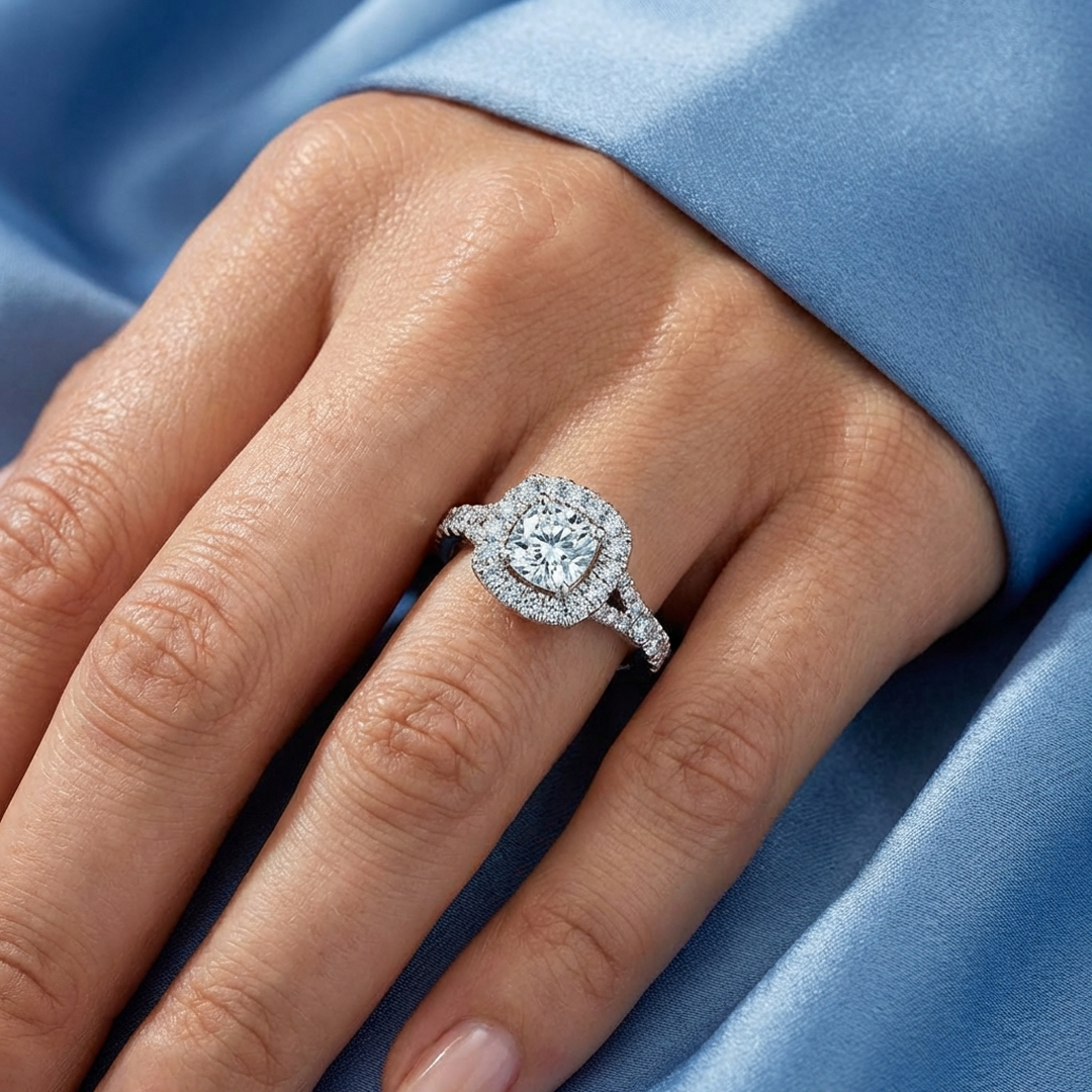 (Royal Asscher Cushion)