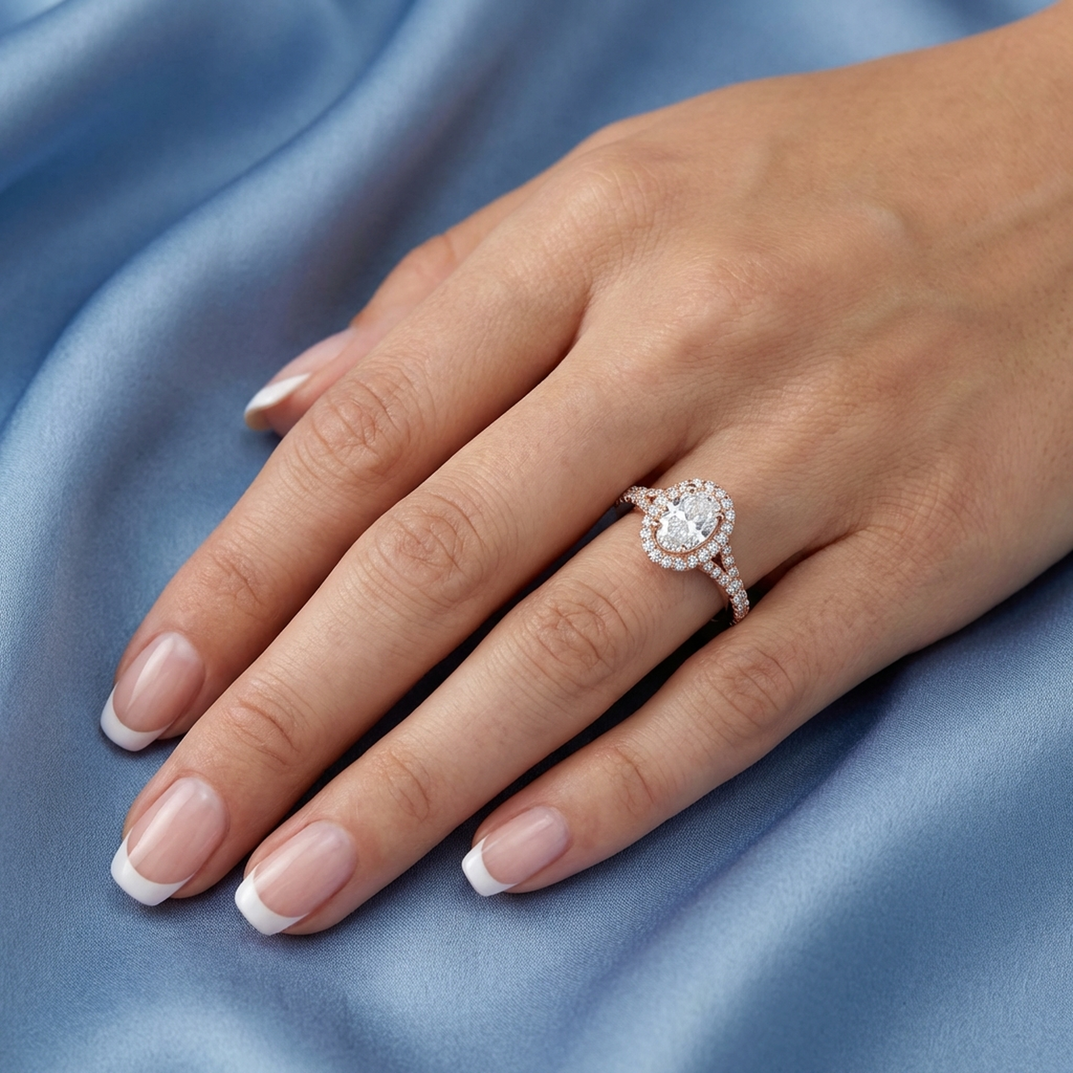 (Royal Asscher Oval - Rose)