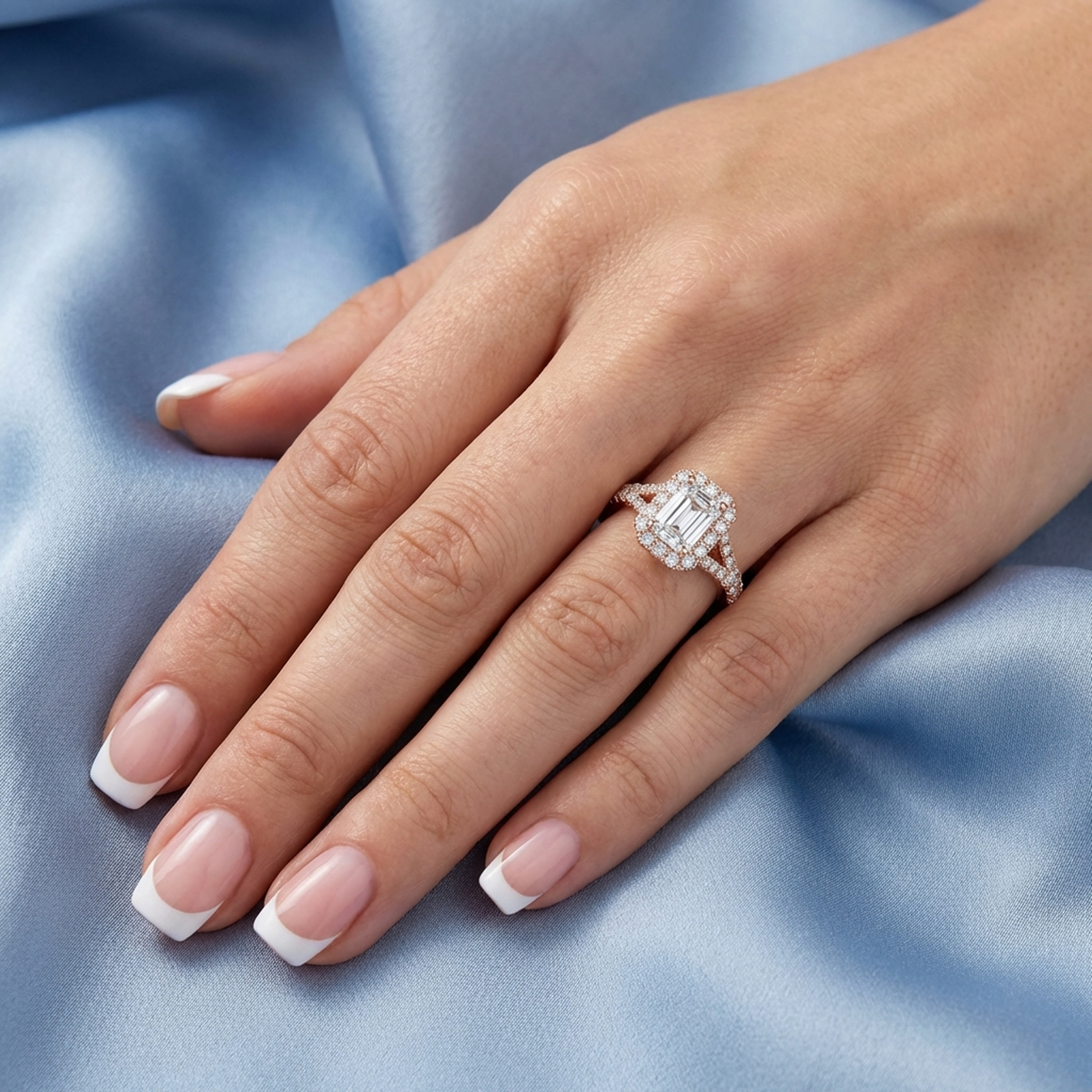 (Royal Asscher Emerald - Rose)