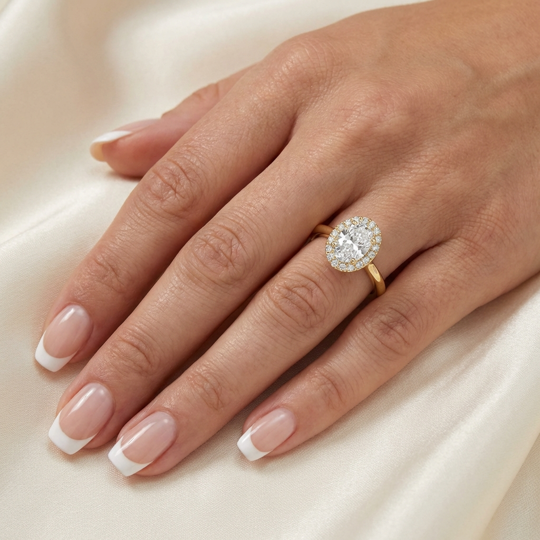 (Royal Asscher Oval - Yellow)