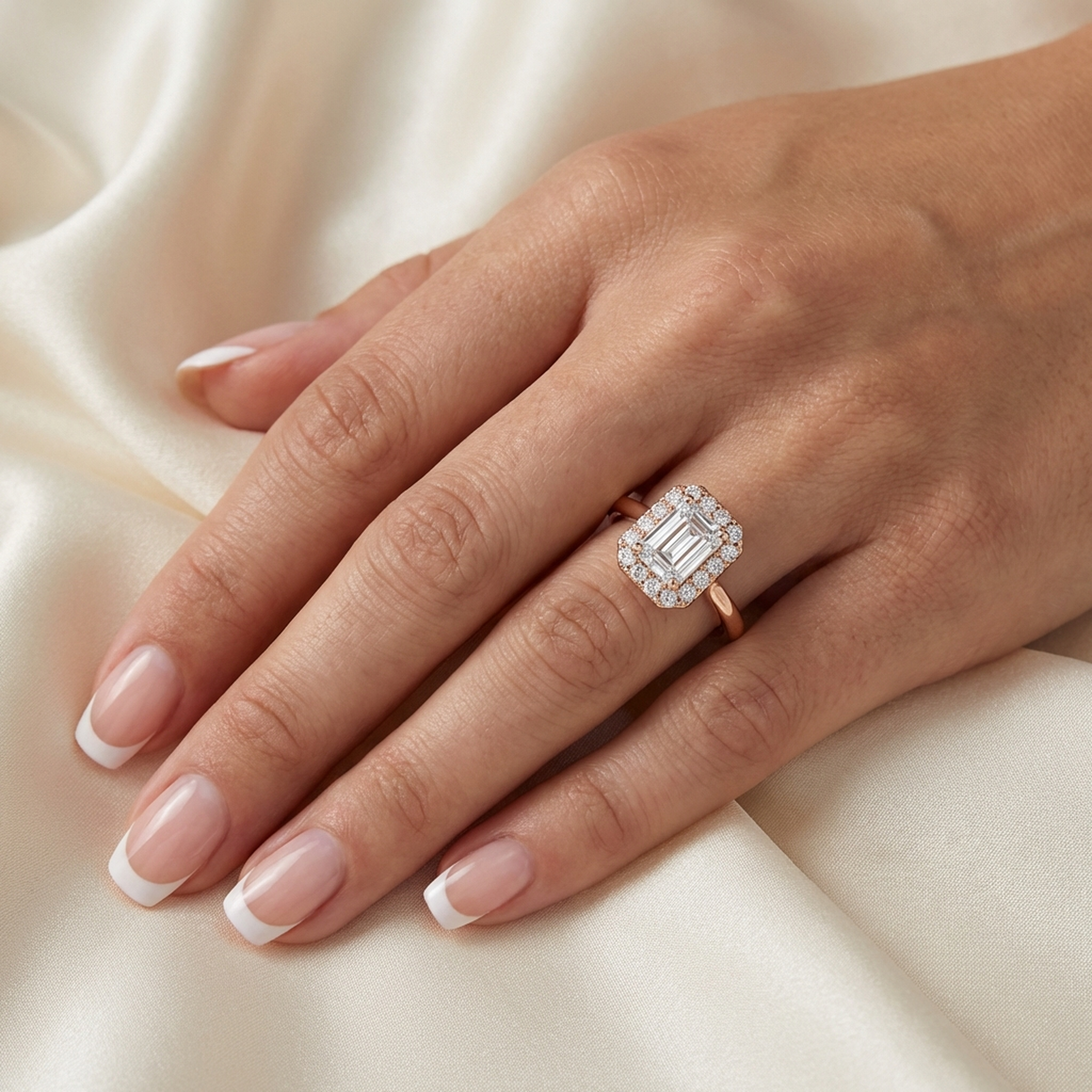 (Royal Asscher Emerald - Rose)