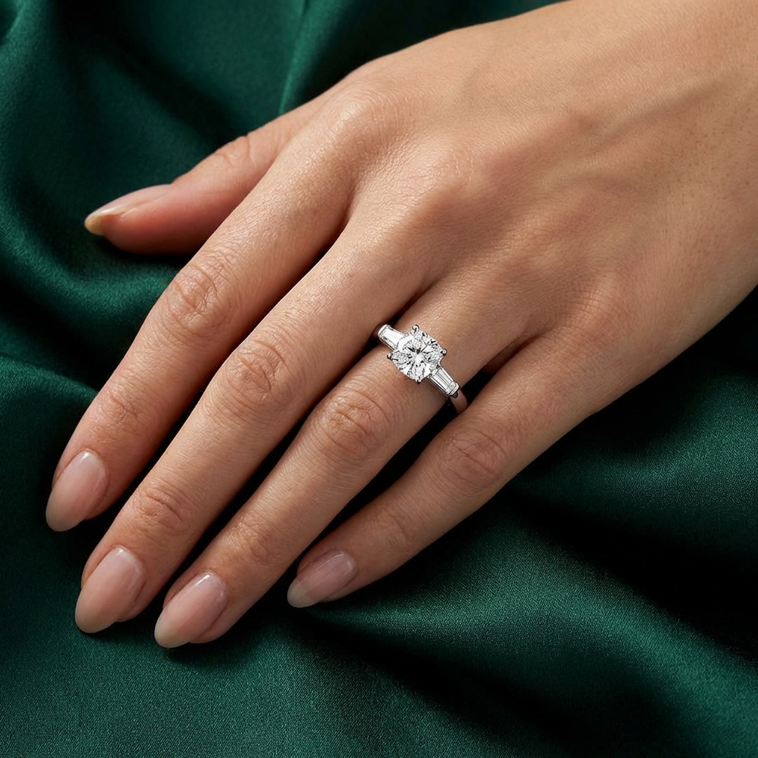 (Royal Asscher Cushion)