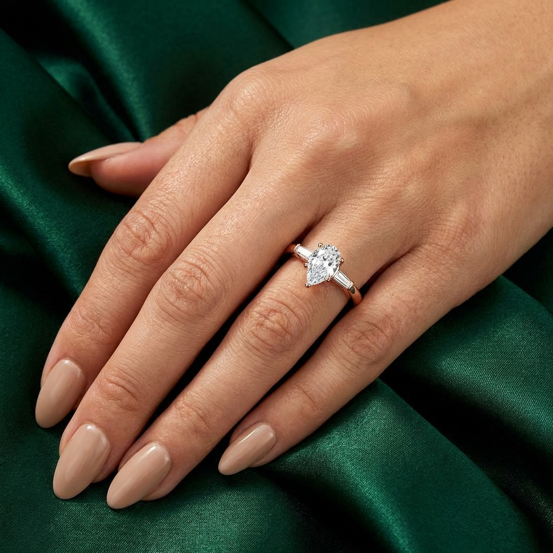 (Royal Asscher Pear - Rose)