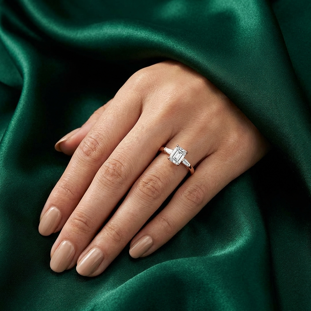 (Royal Asscher Emerald - Rose)