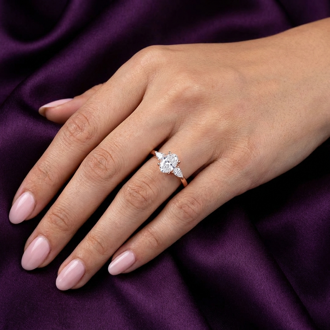 (Royal Asscher Oval - Rose)