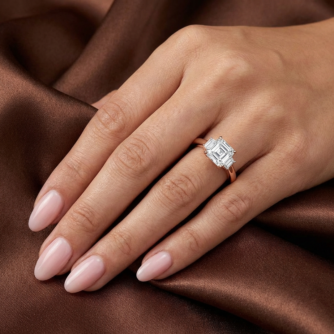 (Royal Asscher Cut - Rose)