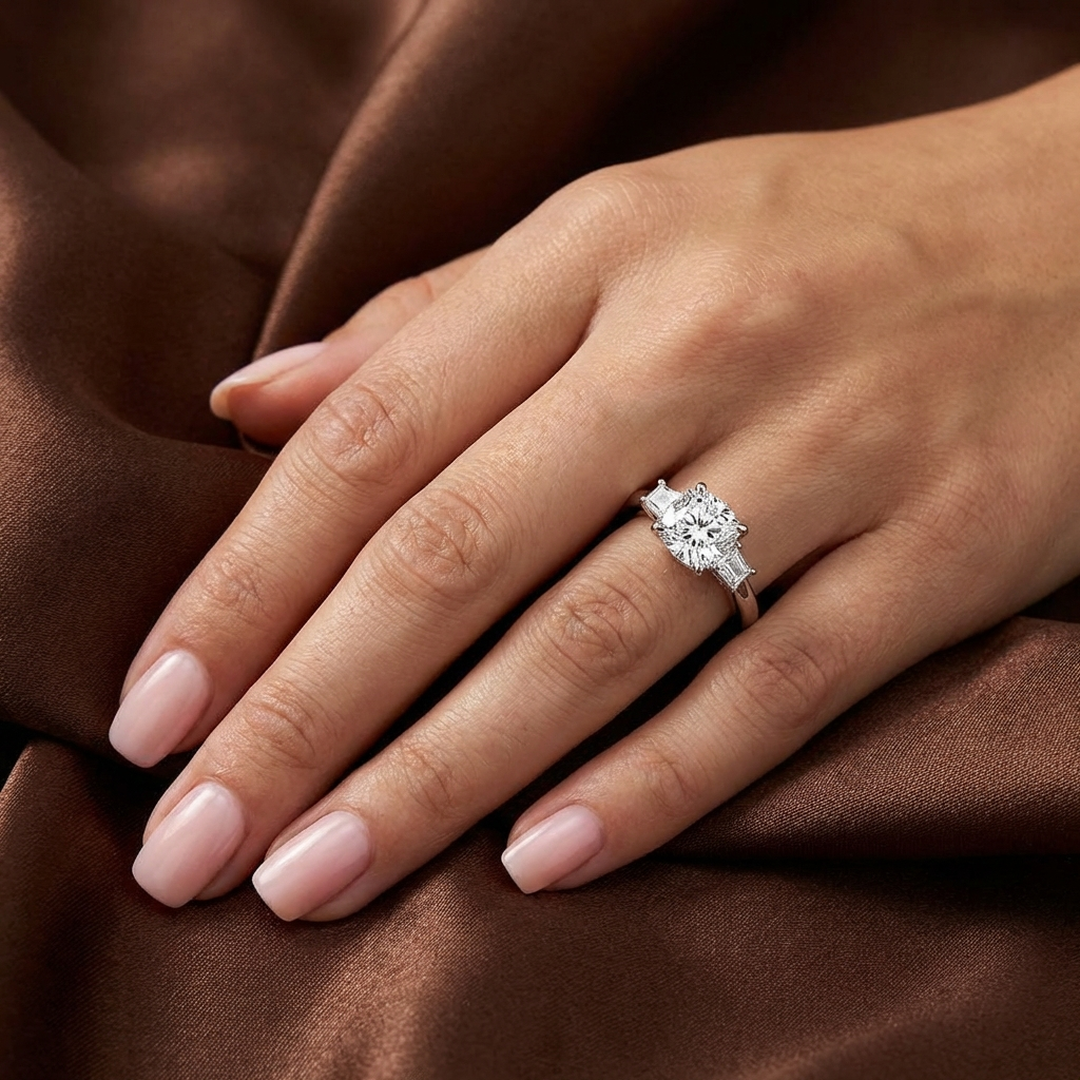 (Royal Asscher Cushion)