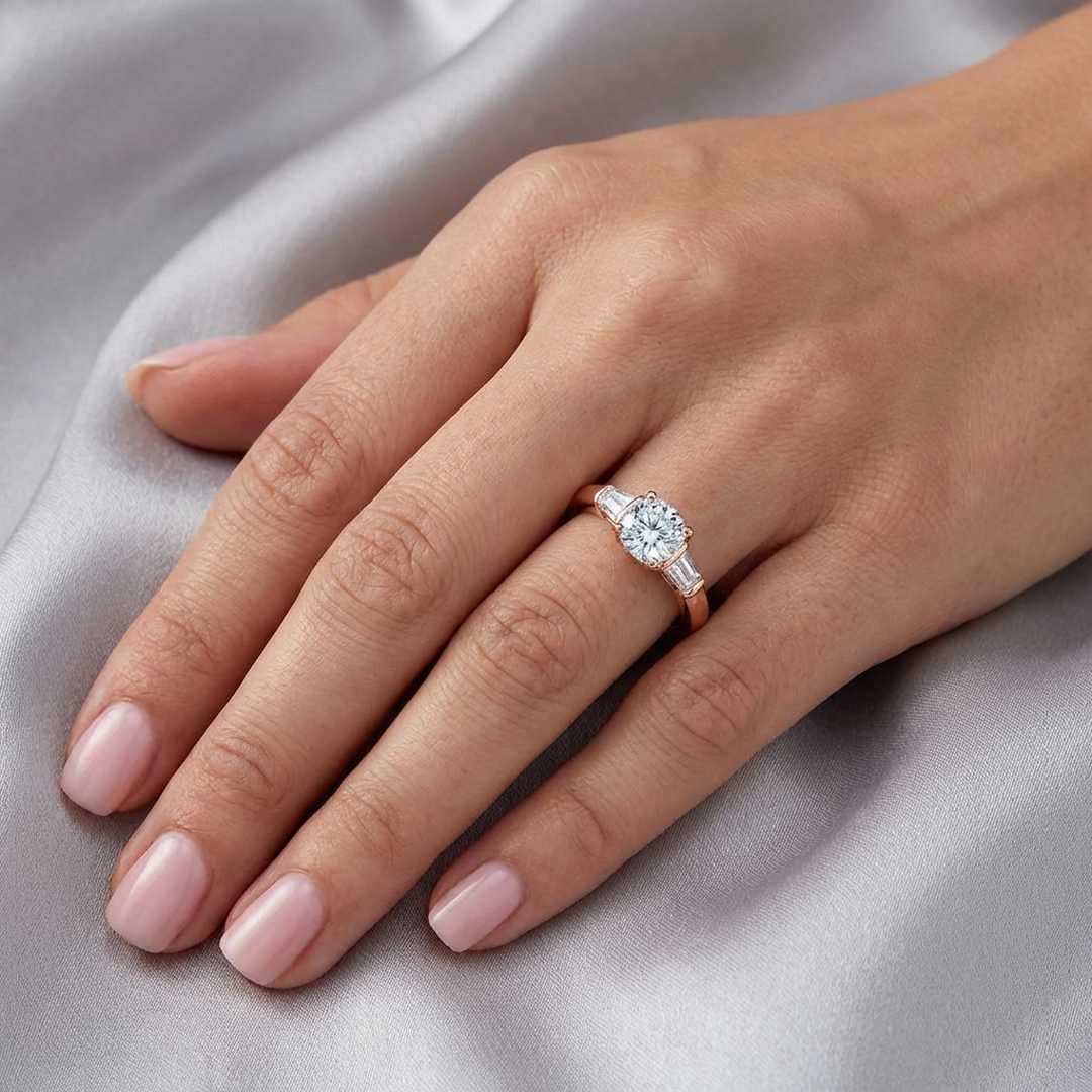 (Royal Asscher Cushion - Rose)