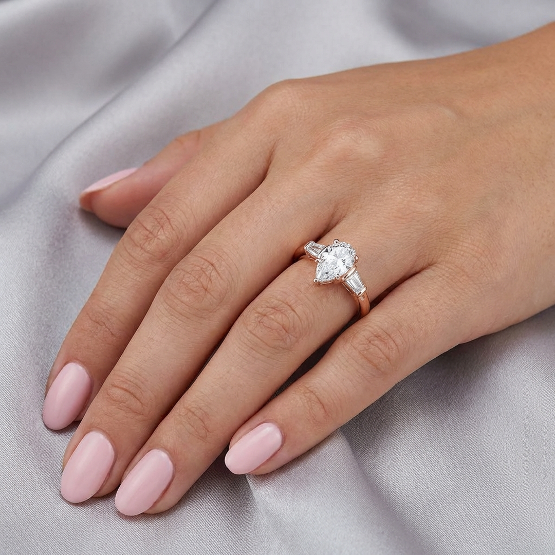 (Royal Asscher Pear - Rose)