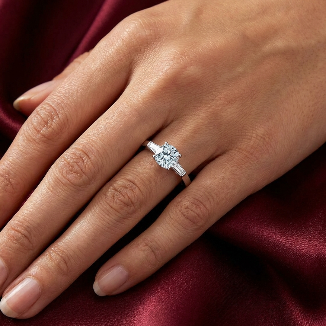 (Royal Asscher Cushion)