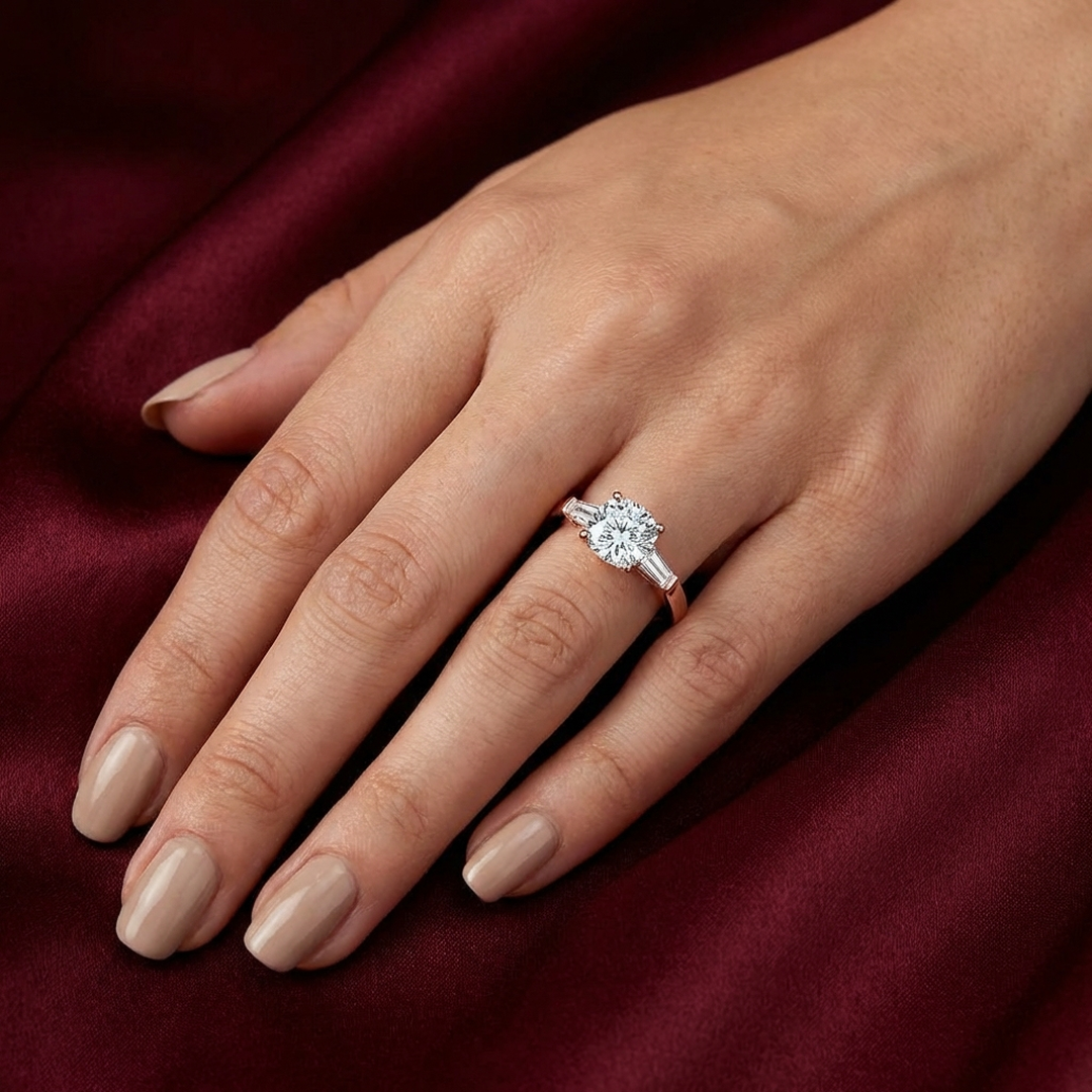 (Royal Asscher Cushion - Rose)